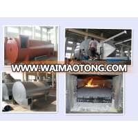 Gas combustion hot air furnace