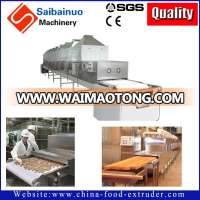 good quality easy operate iron oxide tunnel microwave drying machine